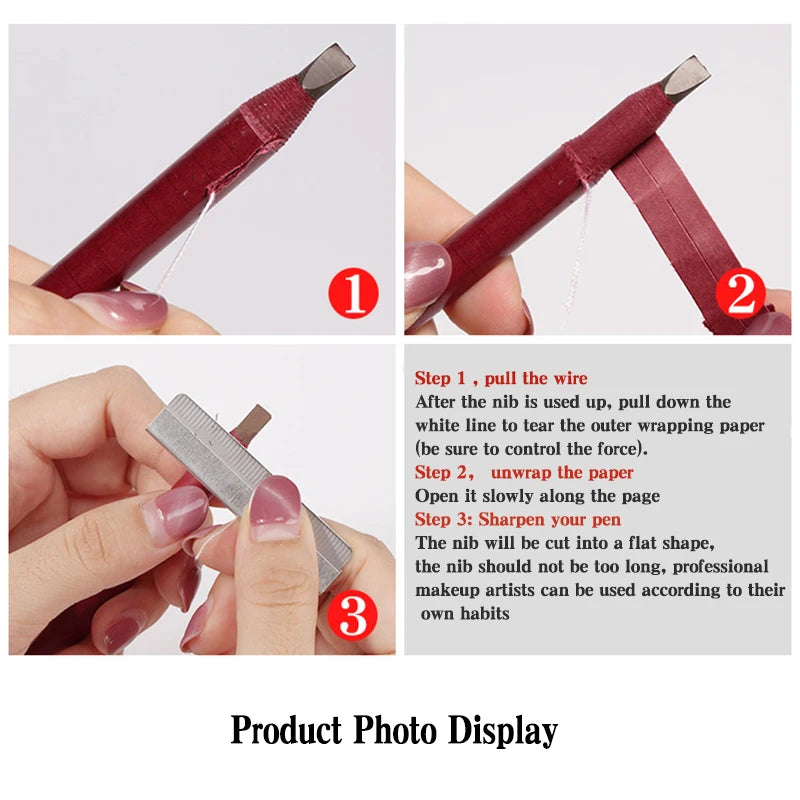 Professional Waterproof Eyebrow Pencil - Natural Look