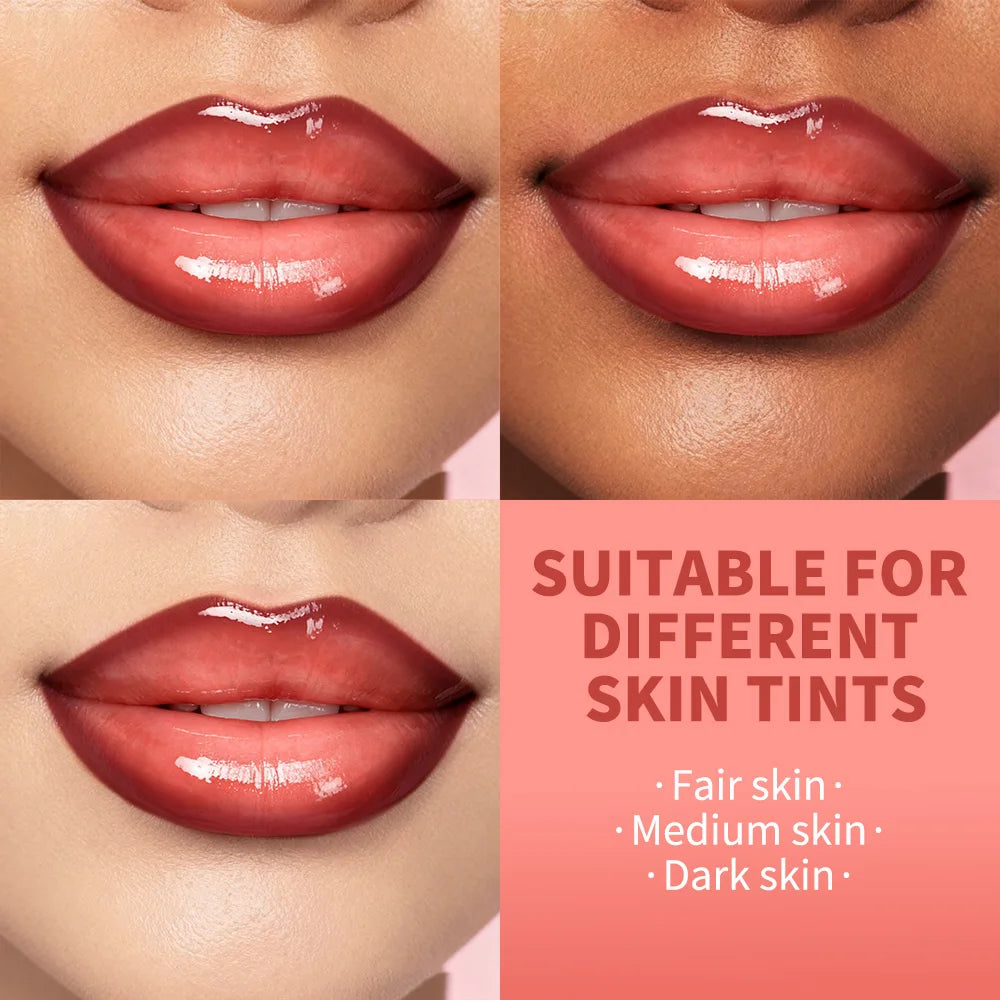 Lip Liner & Lip Gloss Set Shiny Long Lasting Moisturizing Lip Liner and Lip Gloss Combo Multiple Occasions Lips Makeup