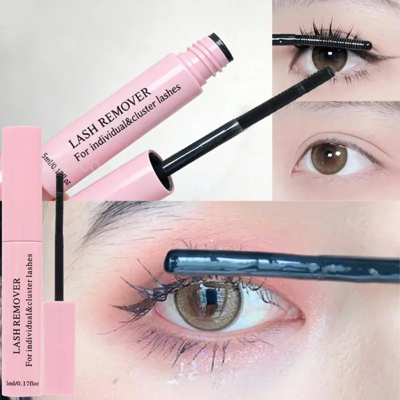 Lash Glue Remover for False Eyelash & Mascara Glue Remover Gentle Deep Clean Quick Dissolve Residue Non Irritating Makeup Gel