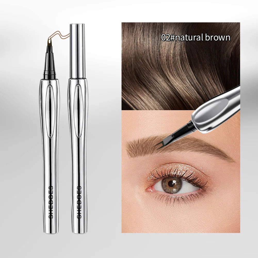 Fine Point Waterproof Eyebrow Pencil - Long Lasting