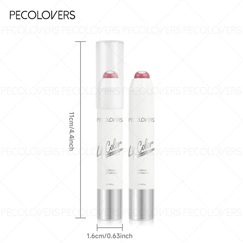 Lipstick Crayon, Layered Lip Effect, High-Pigment Saturated Color, Silky Lightweight Texture, Comfortable Non-Sticky Wear