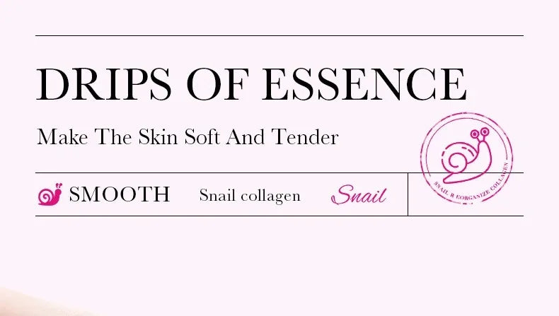 5-Piece Set of Sadoer Snail Collagen Mask, Firming and Moisturizing, Whitening and Hydrating, Facial Skin Care and Beauty Products