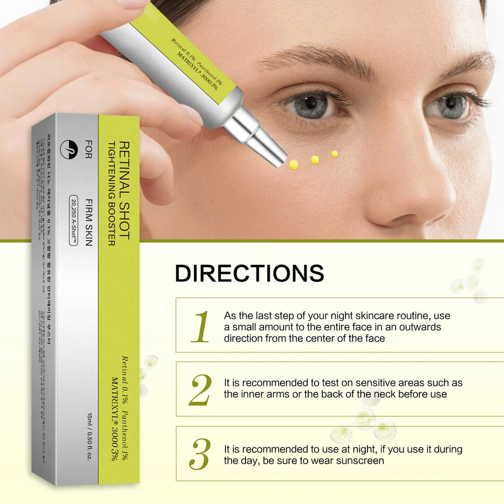 Nano Retinal & MATRIXYL 3000 Firming Serum 15ml - Advanced Anti-Wrinkle Formula Tightens Skin & Minimizes Pores Effectively.