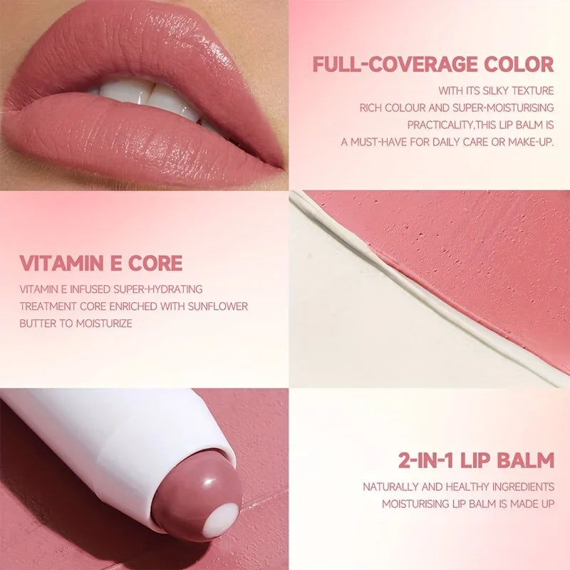 Nude Sandwich Lipstick — Moisturizing, Long-Lasting Lip Gloss & Balm