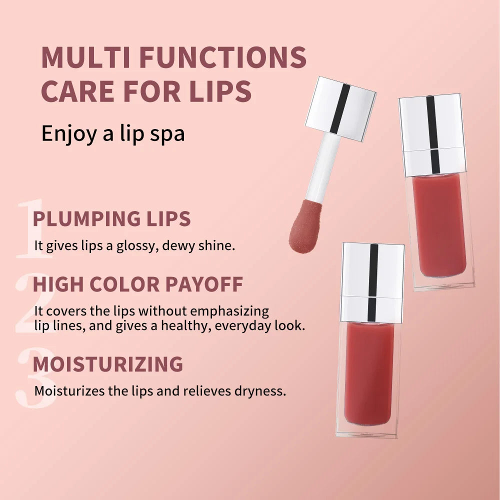 Lip Liner & Lip Gloss Set Shiny Long Lasting Moisturizing Lip Liner and Lip Gloss Combo Multiple Occasions Lips Makeup