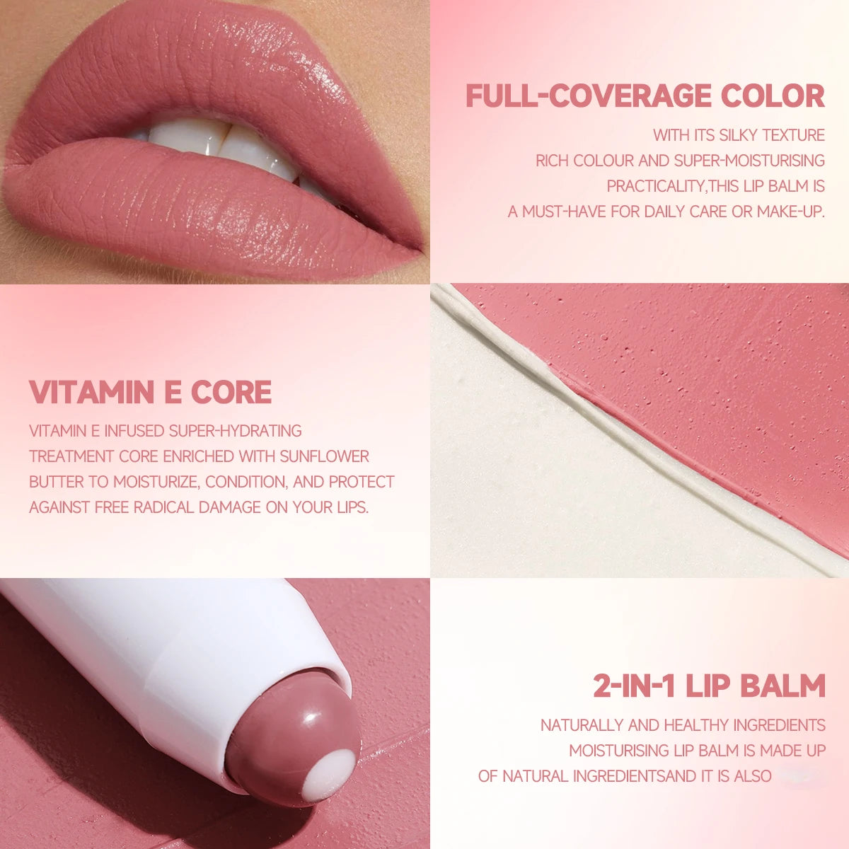Moisturizing Rotating Lipstick Pen — Easy Color, Long-Lasting Lip Glaze