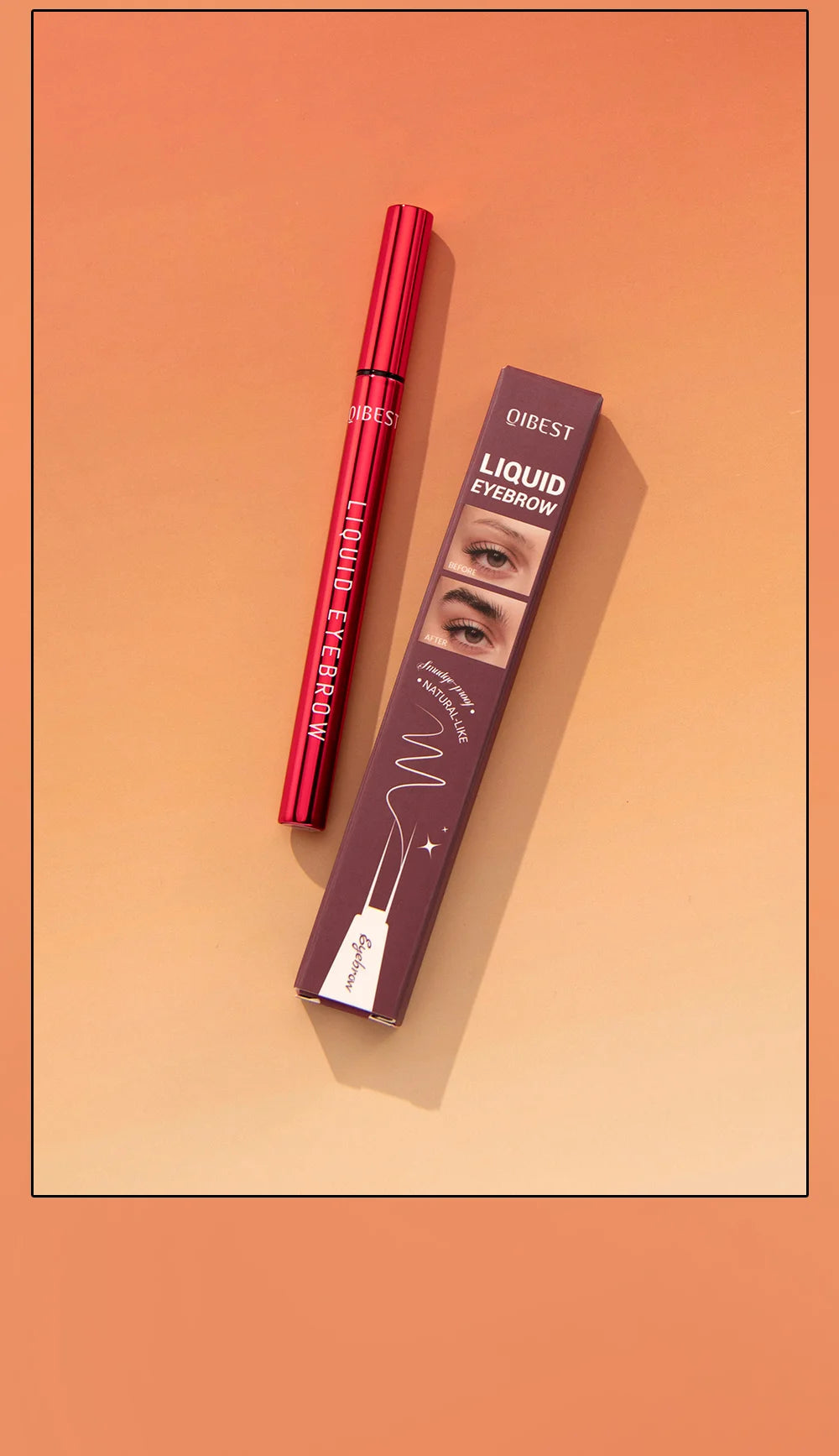 Waterproof Eyebrow Pencil - Dark & Light Brown