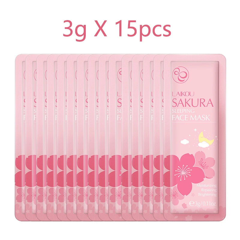 Japan Sakura Sleeping Face Mask — Moisturizing & Repairing Night Facial Mask