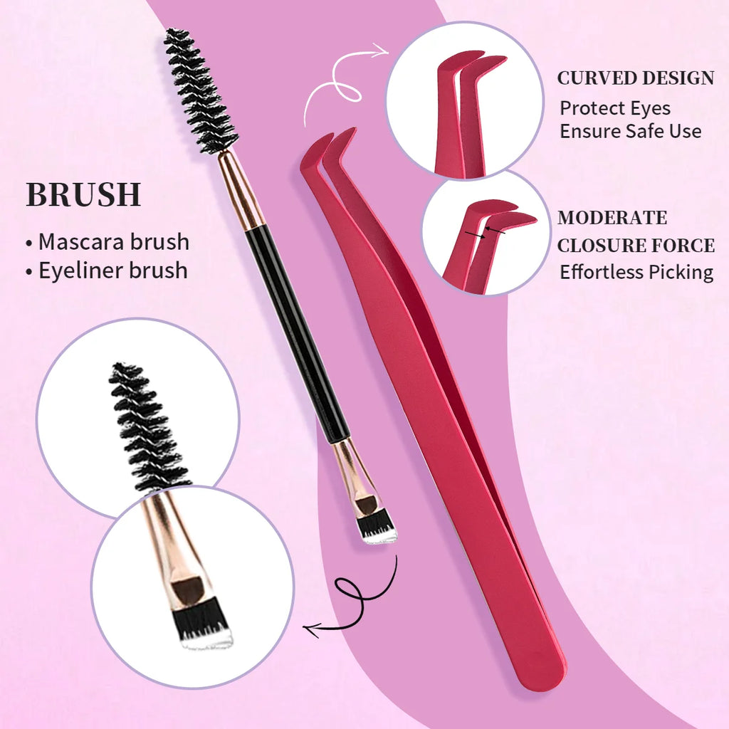 Lash Bond and Seal 10ml Individual Lashes Glue and Seal Super Strong Hold Lash Extension and Lash Glue Remover 5ml Kit