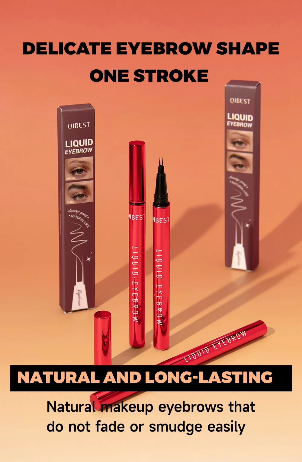 Waterproof Eyebrow Pencil - Dark & Light Brown