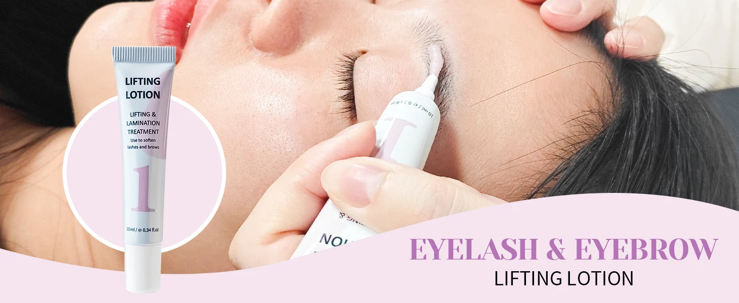 LOMANSA 10ml Fix Perming Tube Set Lash Lift Brow Lamination Perm Fixation Setting Lotion Eyelashes Health Makeup Tools