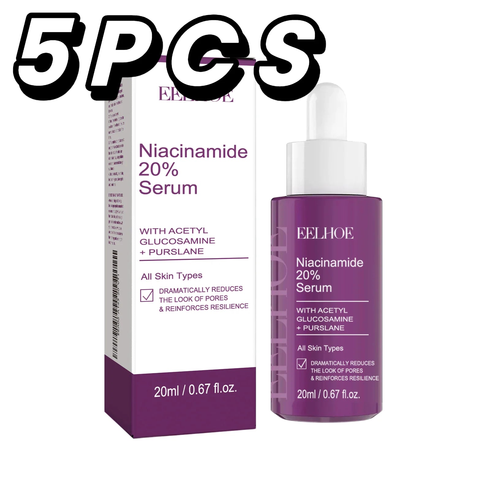 20% Niacinamide B3 Concentrated Anti-Aging For Discoloration And Minimizing Large Pores Fragrance Free And Paraben Free 20ml