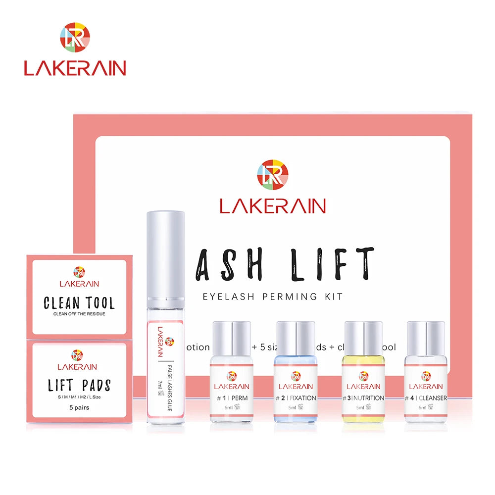 Lash Lift Kit Semi-Permanent Eyelash Enhancer Lifting Perming Lotion Fixation Glue Curly Lasher Beauty Salon Home Use Pro Kit