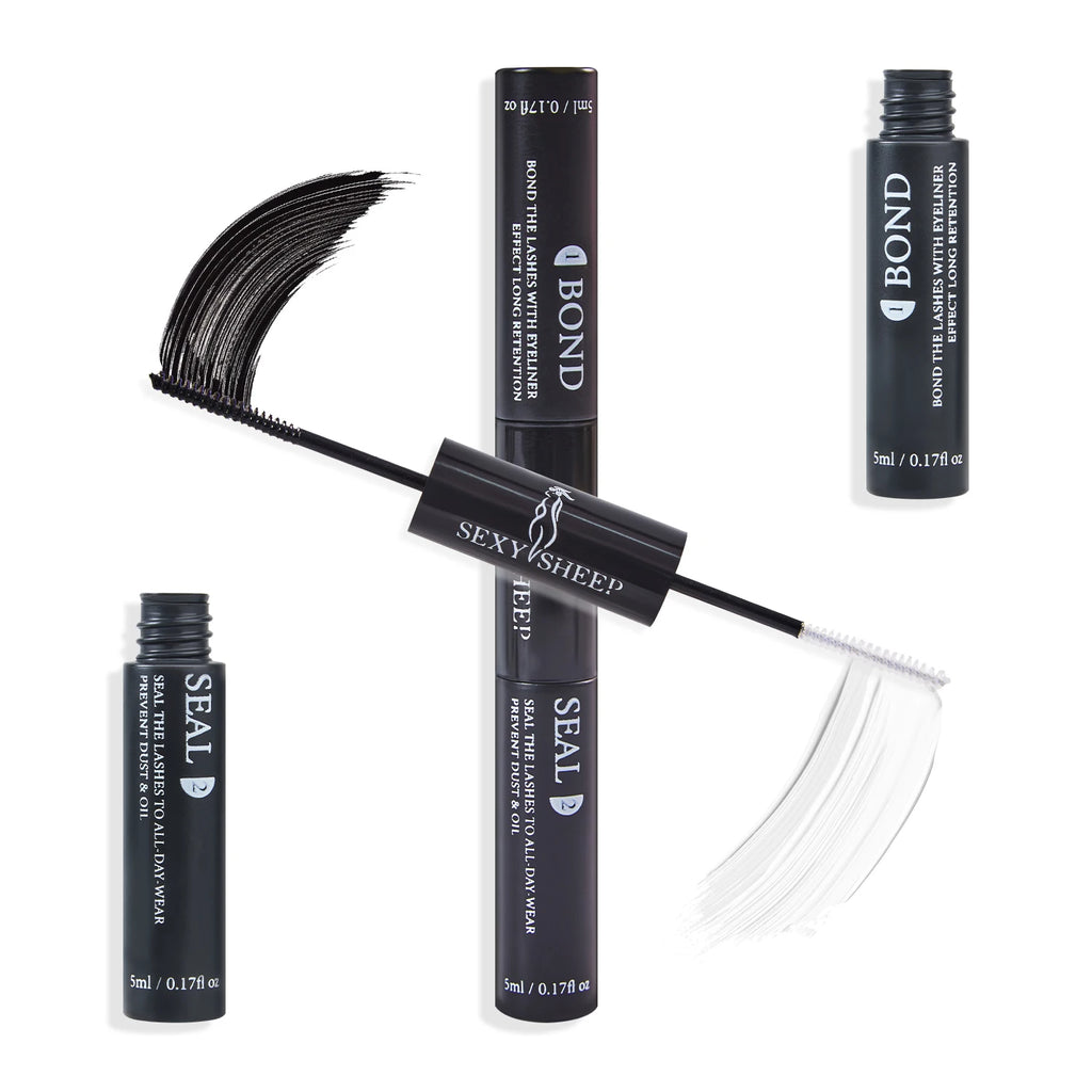 Lash Bond and Seal 10ml Individual Lashes Glue and Seal Super Strong Hold Lash Extension and Lash Glue Remover 5ml Kit