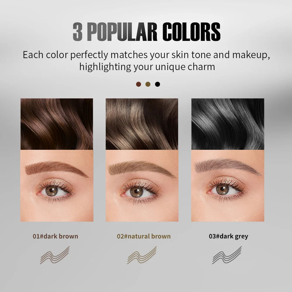 Fine Point Waterproof Eyebrow Pencil - Long Lasting