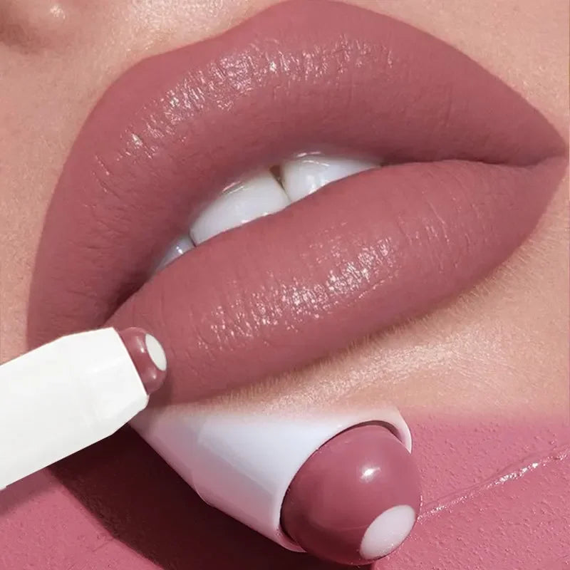 Nude Sandwich Lipstick — Moisturizing, Long-Lasting Lip Gloss & Balm