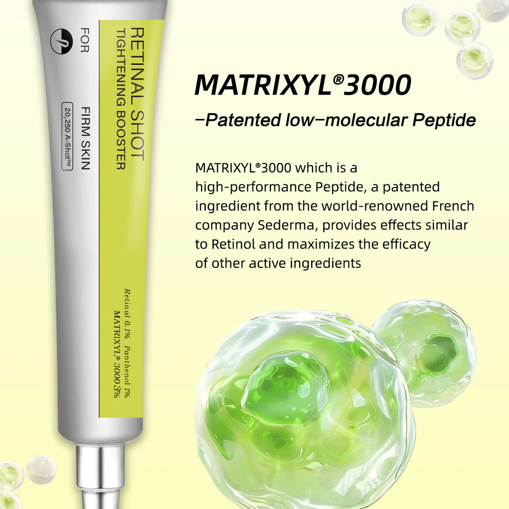 Nano Retinal & MATRIXYL 3000 Firming Serum 15ml - Advanced Anti-Wrinkle Formula Tightens Skin & Minimizes Pores Effectively.