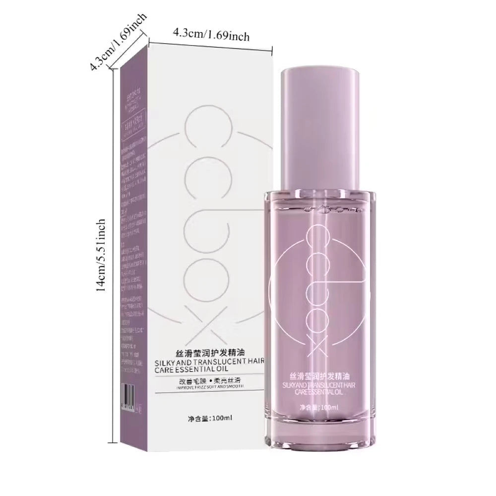 Hair Care Essential Oil Serum — Nourishing Repair for All Hair Types (100ml)
