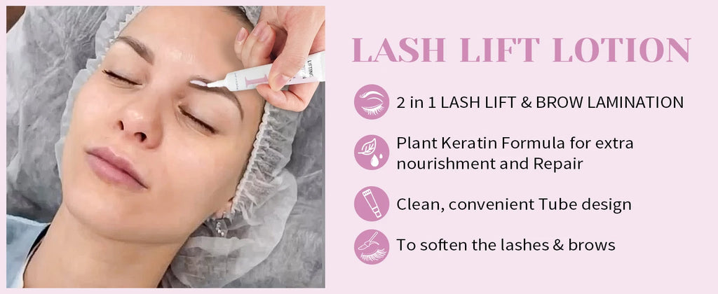 LOMANSA 10ml Fix Perming Tube Set Lash Lift Brow Lamination Perm Fixation Setting Lotion Eyelashes Health Makeup Tools