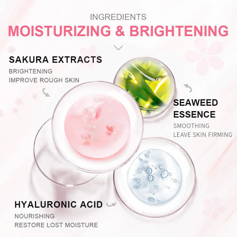 Japan Sakura Sleeping Face Mask — Moisturizing & Repairing Night Facial Mask