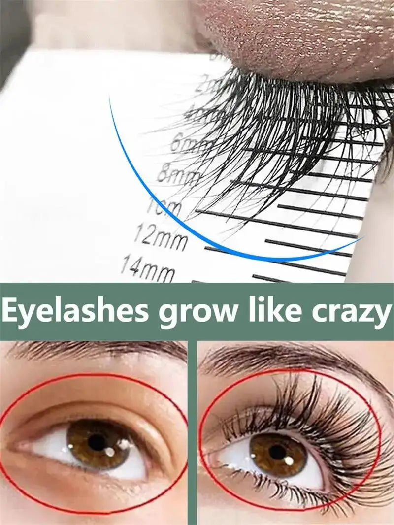 Fast Eyelash Growth Serum 7 Days Natural Eyelash Enhancer Longer Fuller Thicker Curling Lash Treatment Makeup Eye Care Products