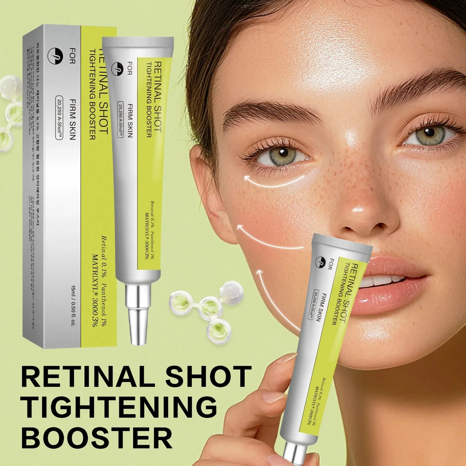 Nano Retinal & MATRIXYL 3000 Firming Serum 15ml - Advanced Anti-Wrinkle Formula Tightens Skin & Minimizes Pores Effectively.