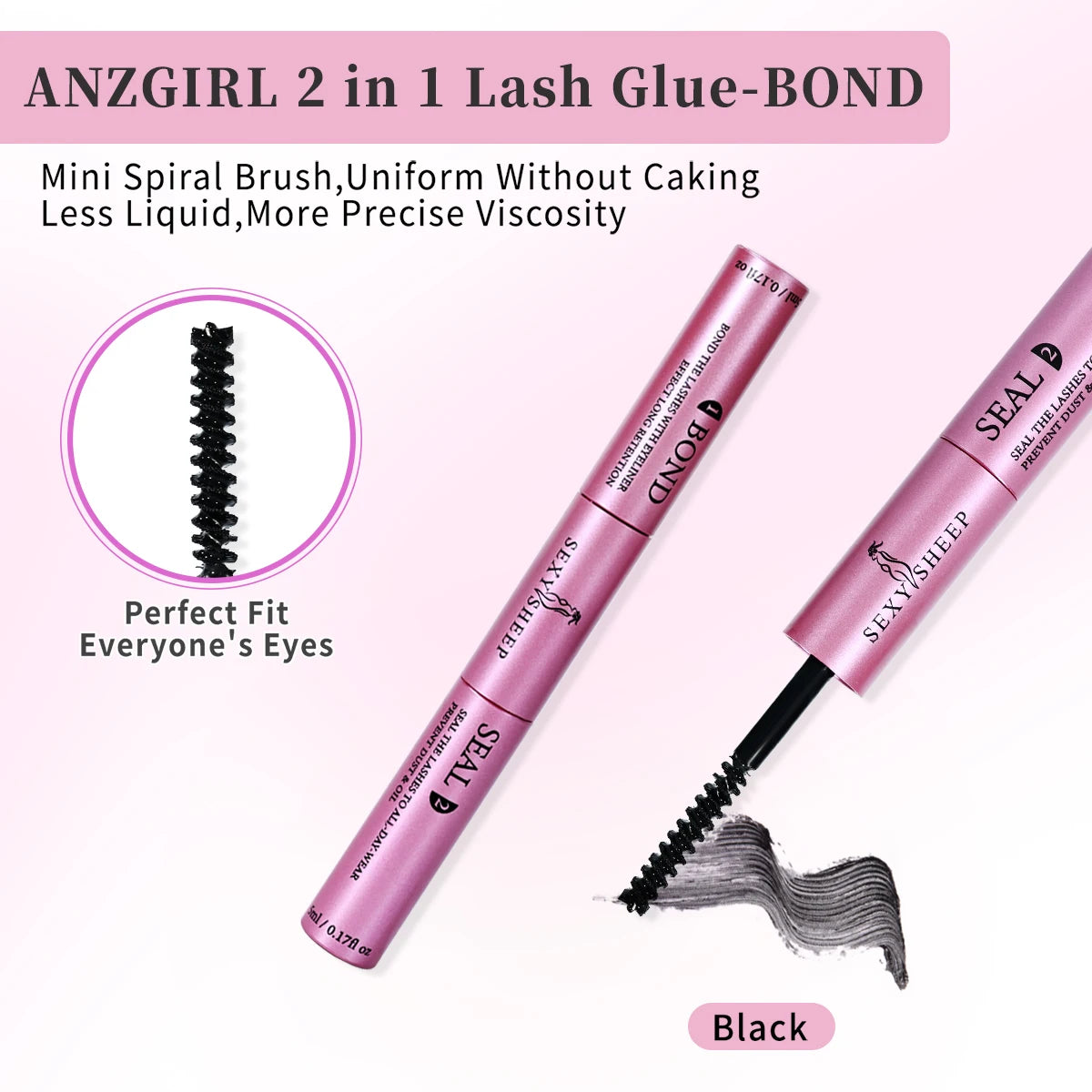 Lash Bond and Seal 10ml Individual Lashes Glue and Seal Super Strong Hold Lash Extension and Lash Glue Remover 5ml Kit