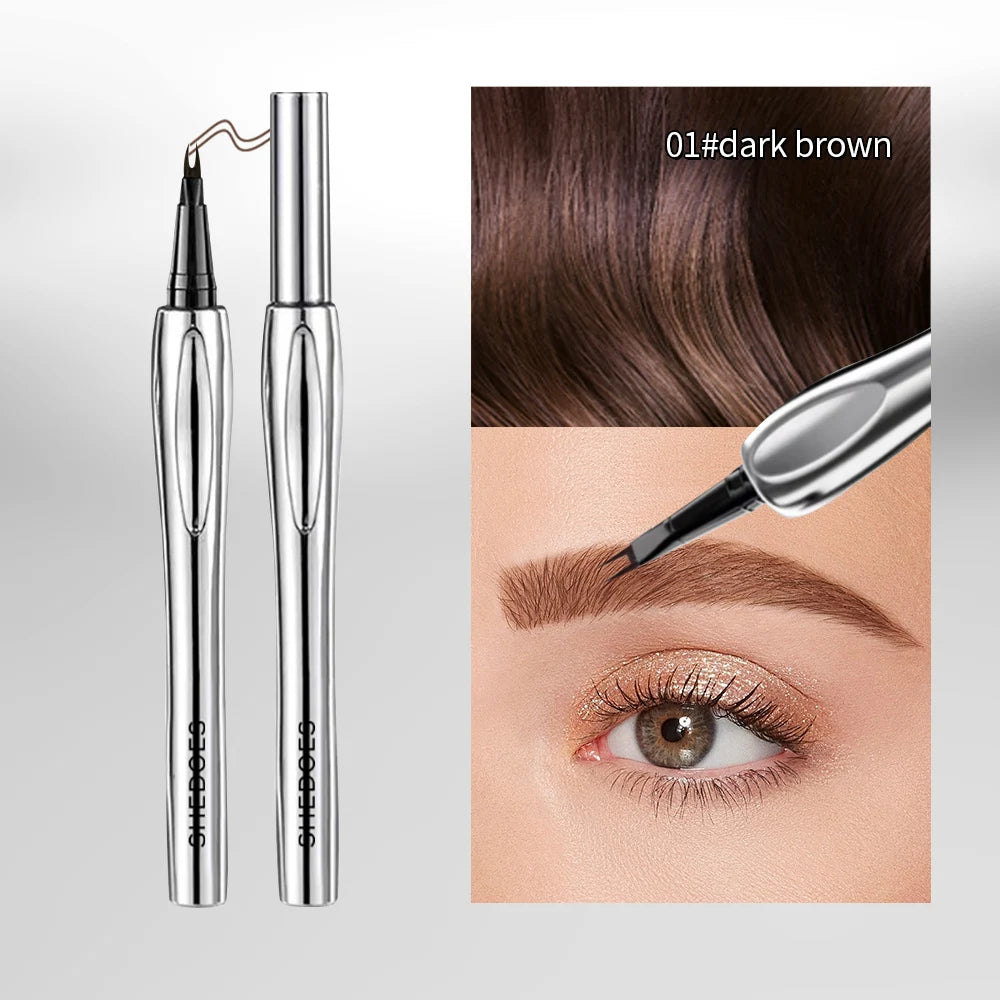 Fine Point Waterproof Eyebrow Pencil - Long Lasting