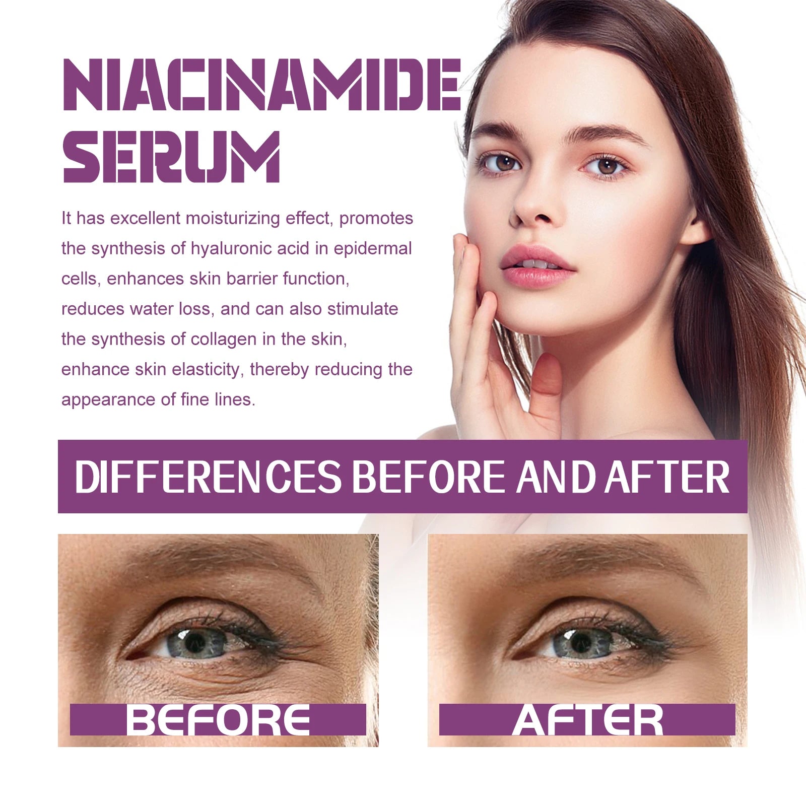 20% Niacinamide B3 Concentrated Anti-Aging For Discoloration And Minimizing Large Pores Fragrance Free And Paraben Free 20ml