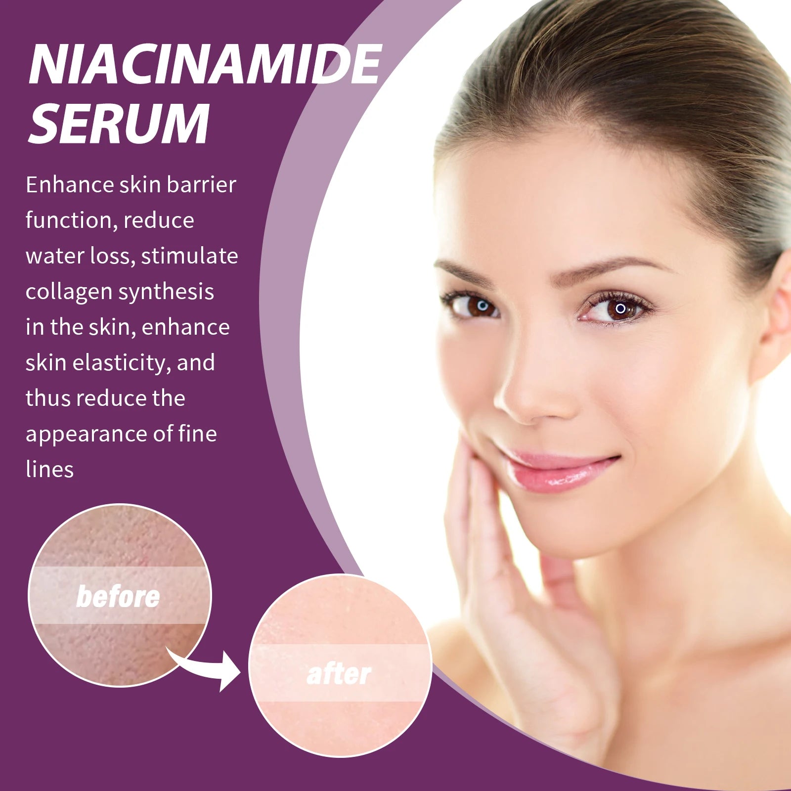 20% Niacinamide B3 Concentrated Anti-Aging For Discoloration And Minimizing Large Pores Fragrance Free And Paraben Free 20ml
