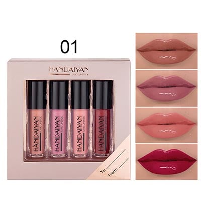 HANDAIYAN 4-Piece Lip Gloss Set