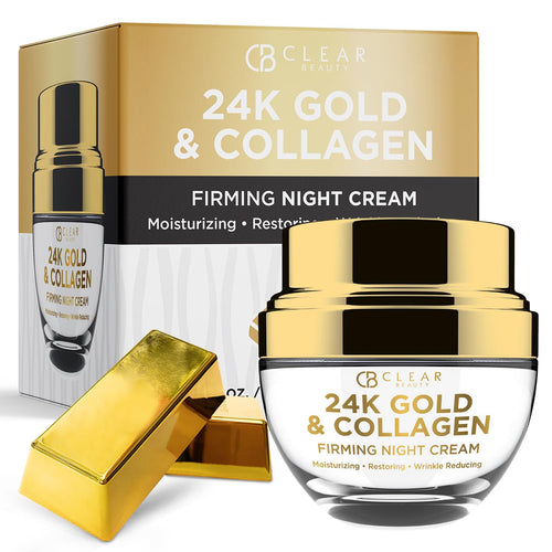 24K Gold & Collagen Night Face Moisturizer — Korean Skin Care
