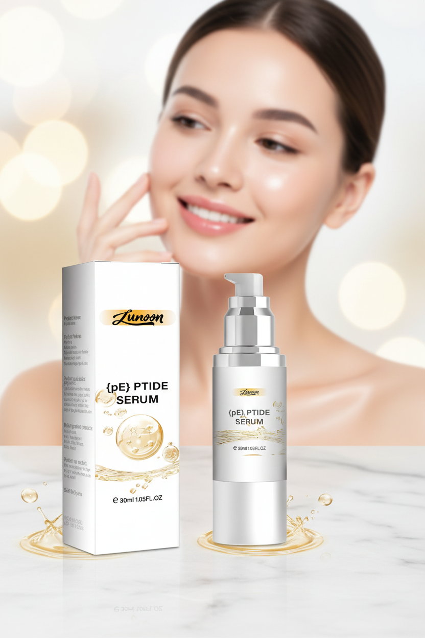 Luxury Serum - Product Foreground with Girl Background