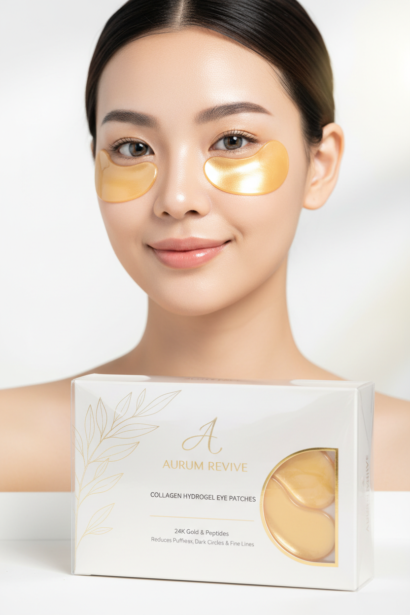 Under Eye Patches - Girl Wearing Patches