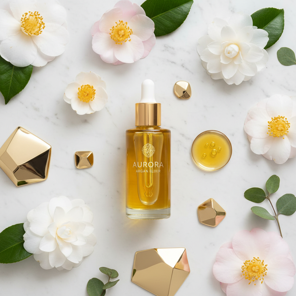 Luxury Hair Serum - Flatlay