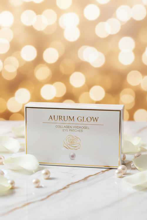 Collagen Under Eye Patches - White Marble Rose Petals