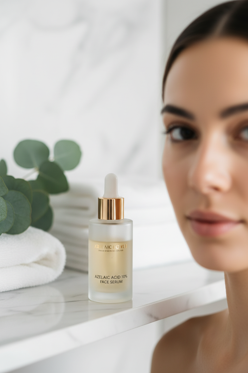 Azelaic Acid Serum - Bathroom Shelf Natural Light